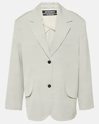 Jacquemus Blazer oversize Titolo Grigio