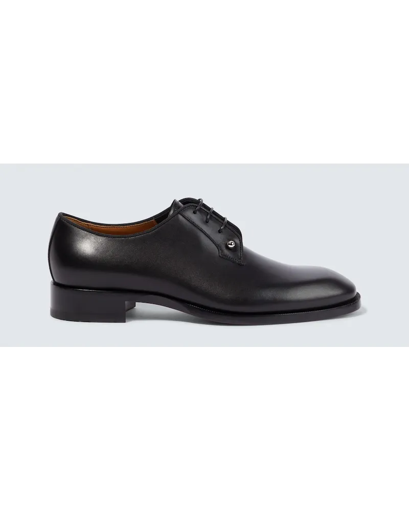 Christian Louboutin Stringate Derby Chambeliss in pelle Nero