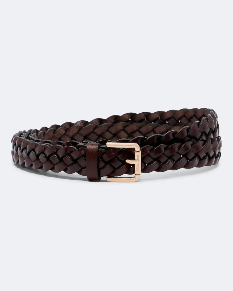 Max Mara Cintura in pelle Marrone