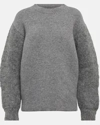 Jil Sander Pullover in lana e cashmere Grigio