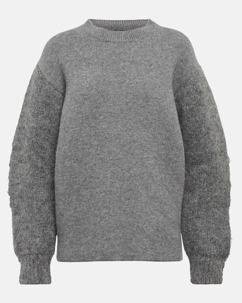 Jil Sander Pullover in lana e cashmere Grigio