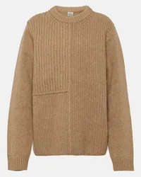 Totême Pullover in lana Beige