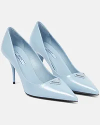 Prada Pumps in pelle metallizzata Metallizzato