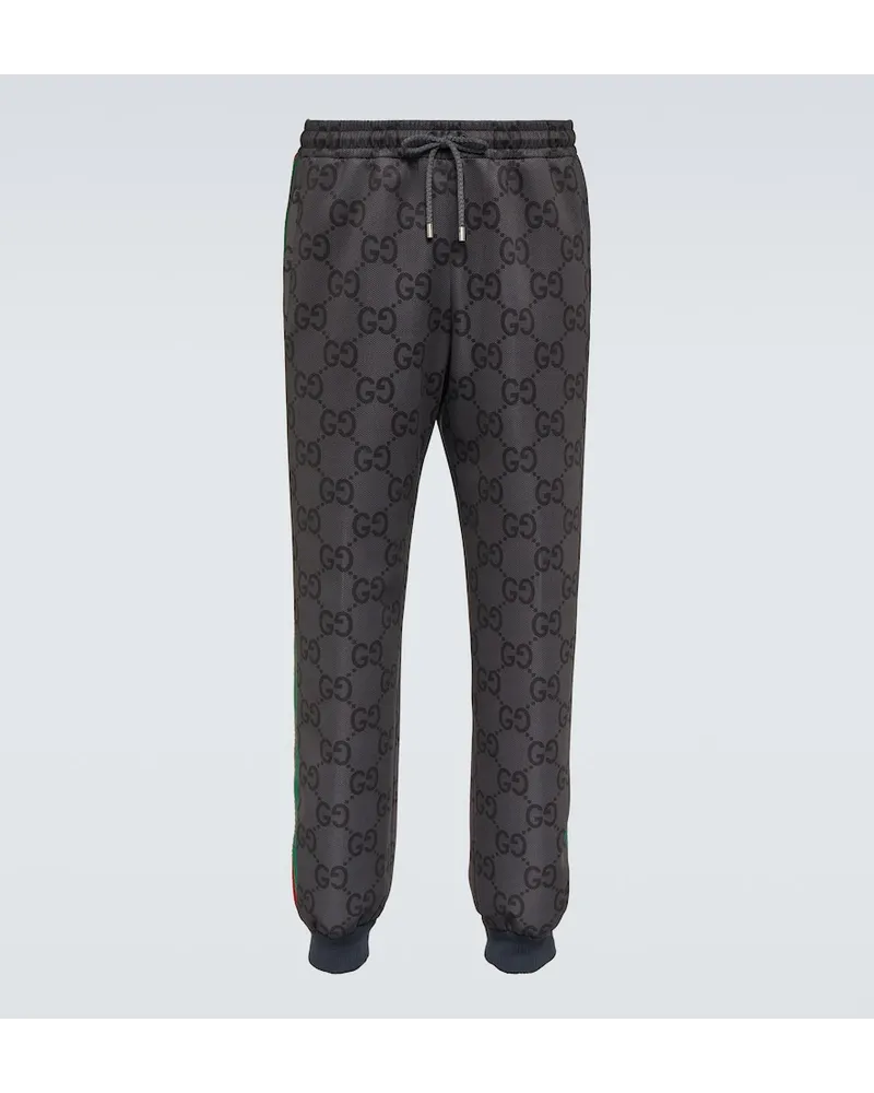 Gucci Pantaloni sportivi Jumbo GG Grigio