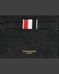 Thom Browne Porta carte in pelle Nero