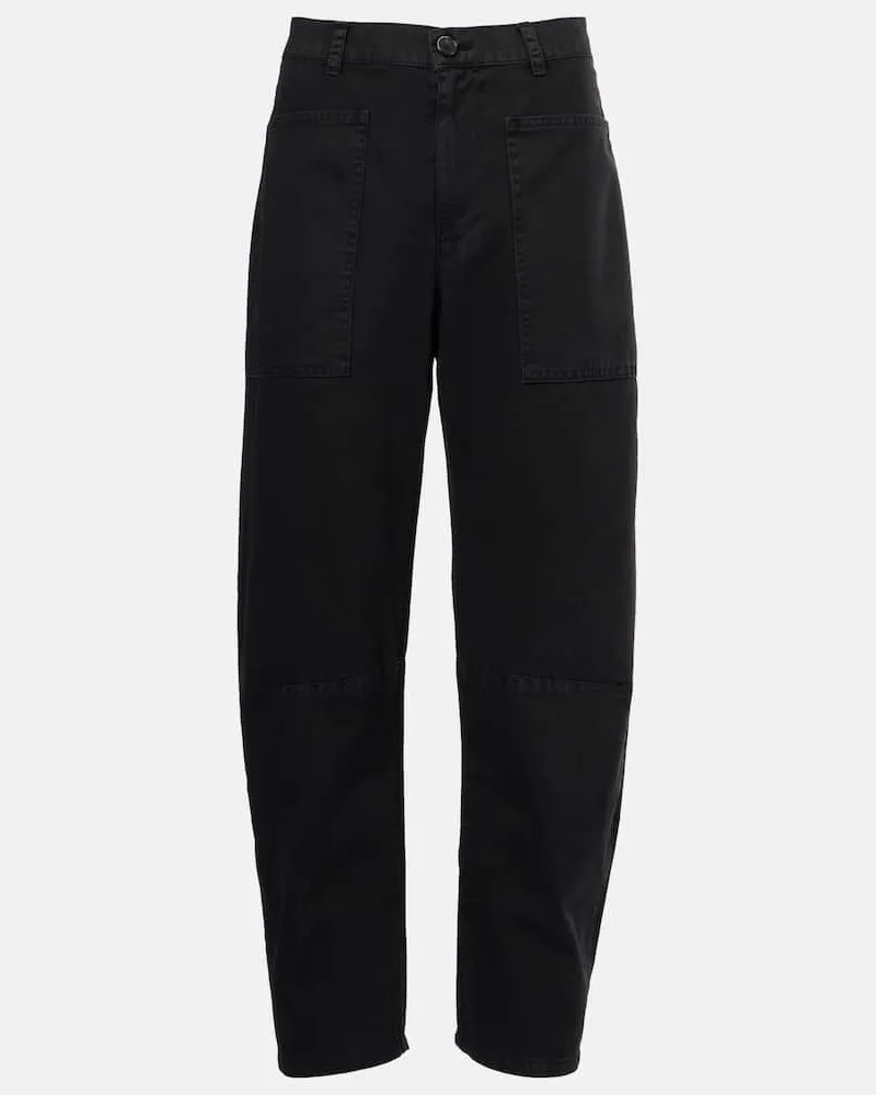 Velvet Pantaloni con gamba arrotondata Brylie Nero