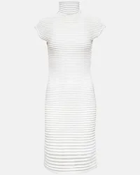 Alaïa Alaïa Miniabito in maglia Bianco