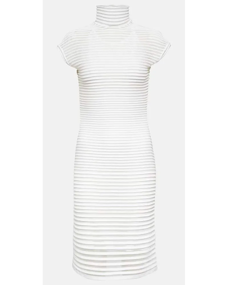 Alaïa AlaÃ¯a Miniabito in maglia Bianco