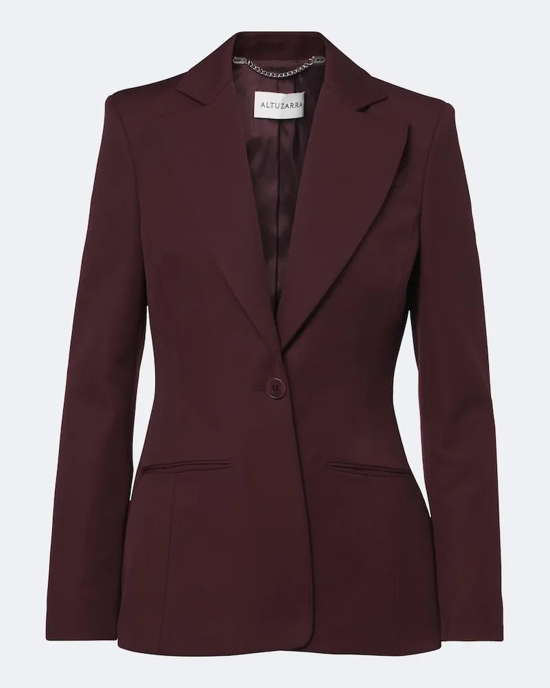 Altuzarra Blazer Acacia in lana vergine Borgogna