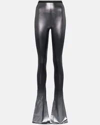 Rick Owens Pantaloni flared Carmen metallizzati Multicolore