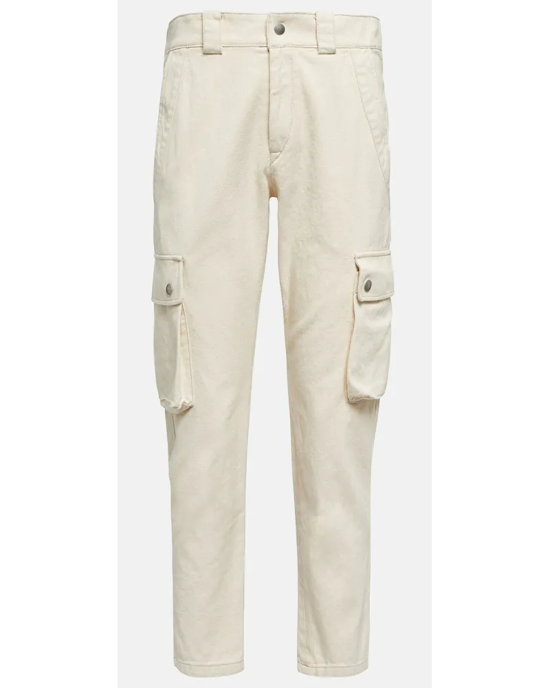 Isabel Marant Pantaloni cargo Evalia in cotone Neutro