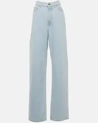 Nina Ricci Jeans regular a vita alta Blu