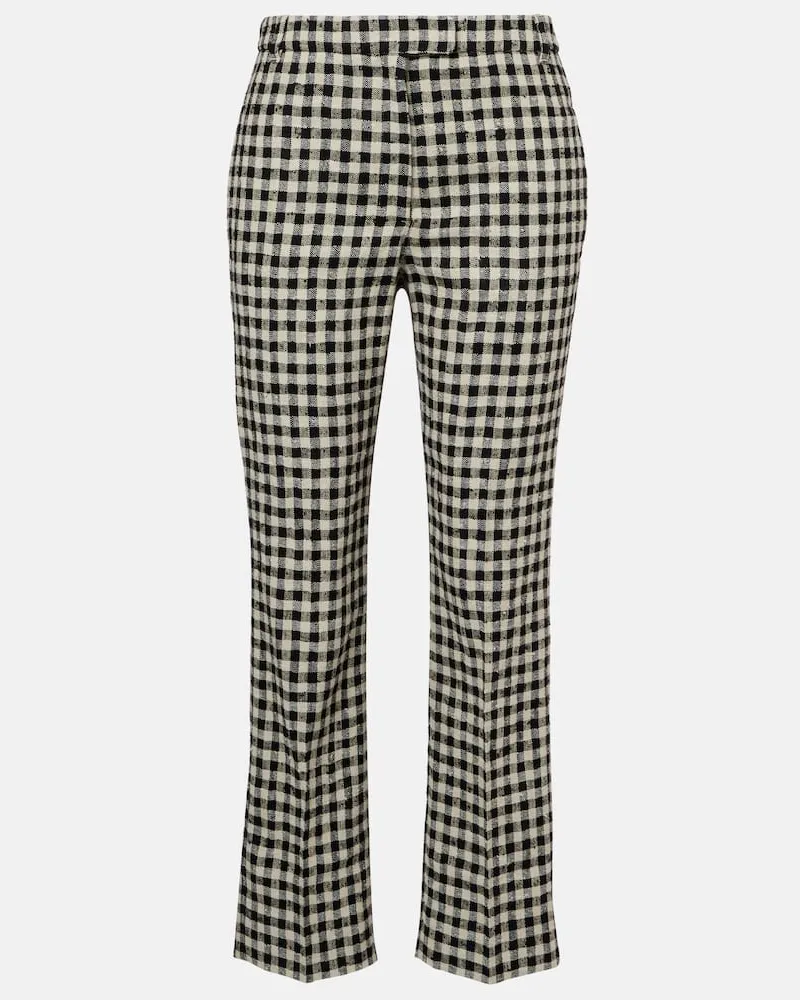 Max Mara Pantaloni regular cropped Daisy Beige