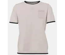 Max Mara T-shirt Egidio in lana vergine Bianco