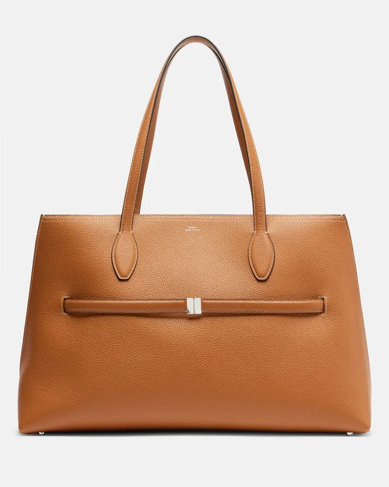 Totême Borsa Lounge Large in pelle Marrone