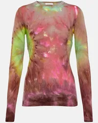 Gabriela Hearst Pullover tie-dye Miller in cashmere Rosa