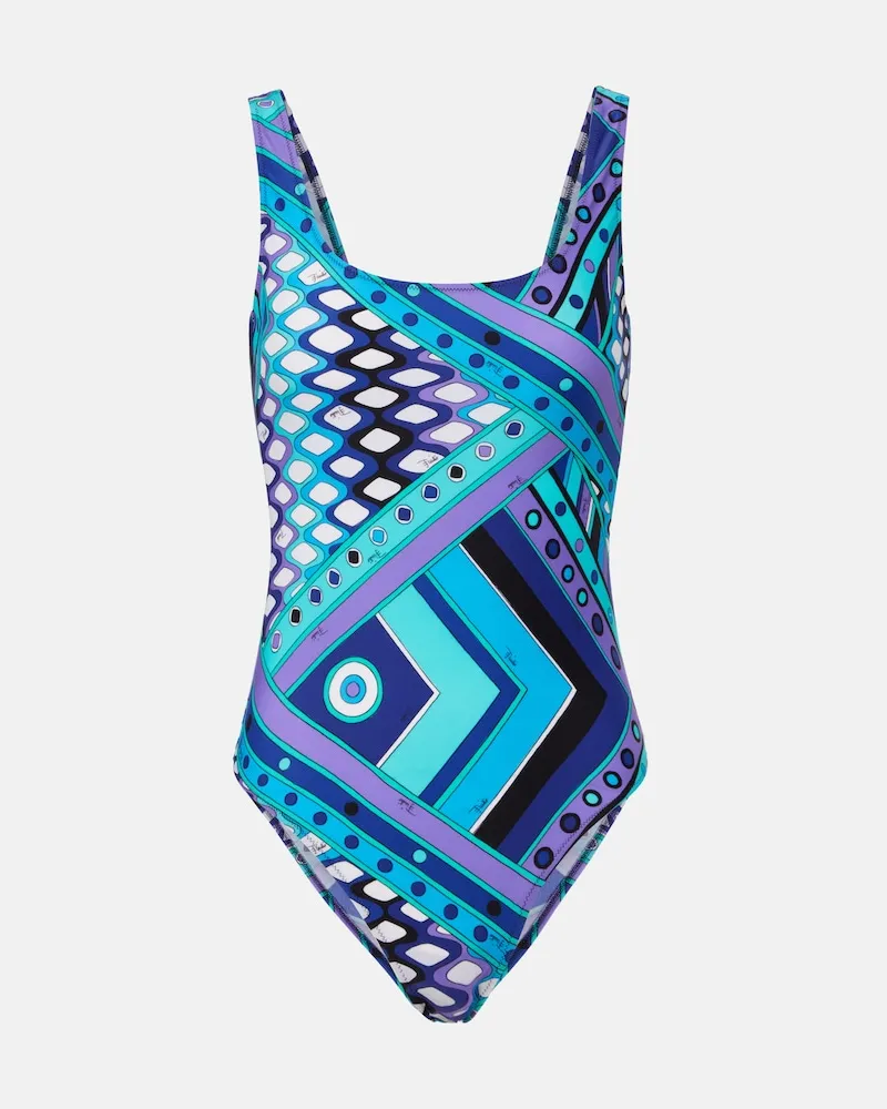 Emilio Pucci Costume intero Vivara Blu