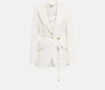 Blazer in crêpe
