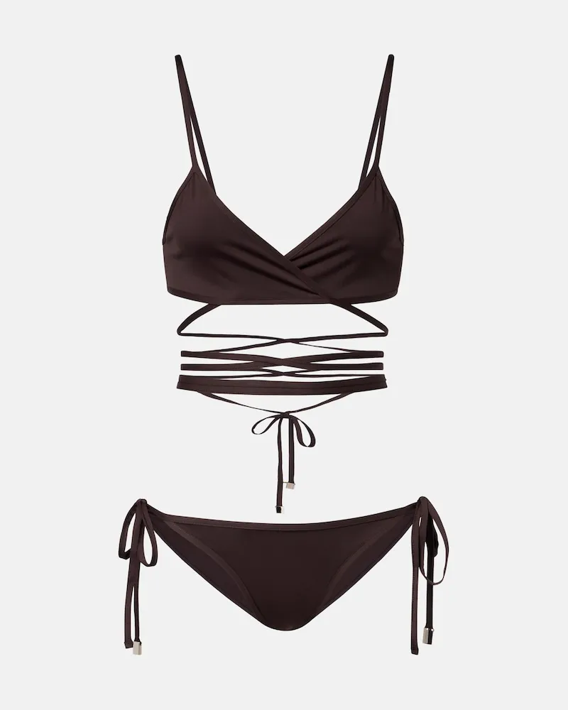 ATTICO Bikini Marrone