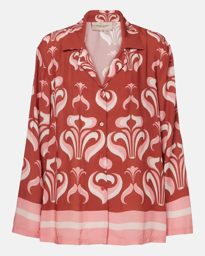 Adriana Degreas Camicia con stampa Multicolore
