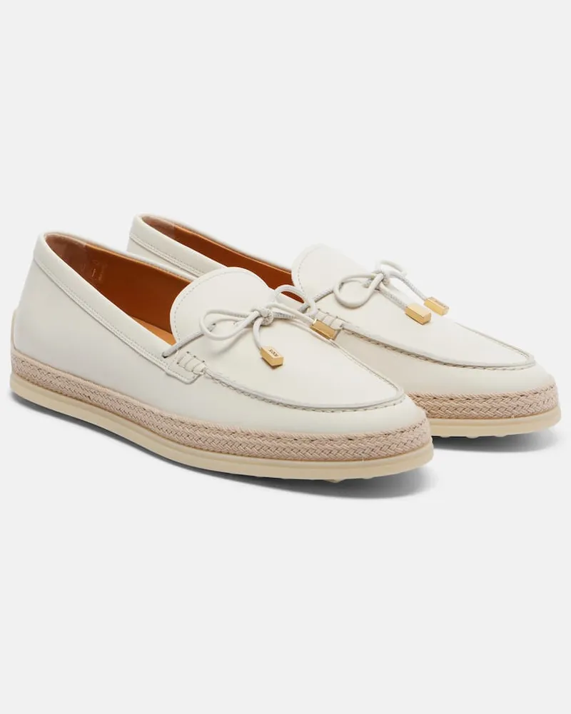 TOD'S Mocassini in pelle Bianco