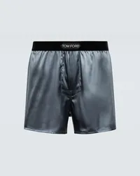 Tom Ford Boxer in misto seta Grigio