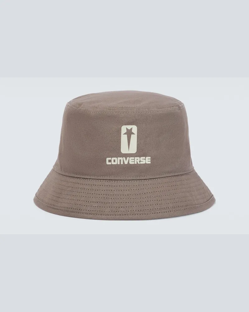 Rick Owens x Converse - Cappello da pescatore in cotone Grigio