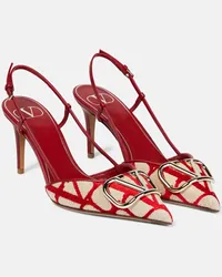 Valentino Garavani Pumps slingback Toile Iconographe Multicolore