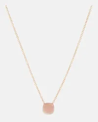 Pomellato Collana Nudo in oro 18kt con quarzo Rosa