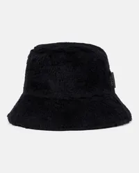 Max Mara Cappello da pescatore Figura in alpaca, lana e seta Nero