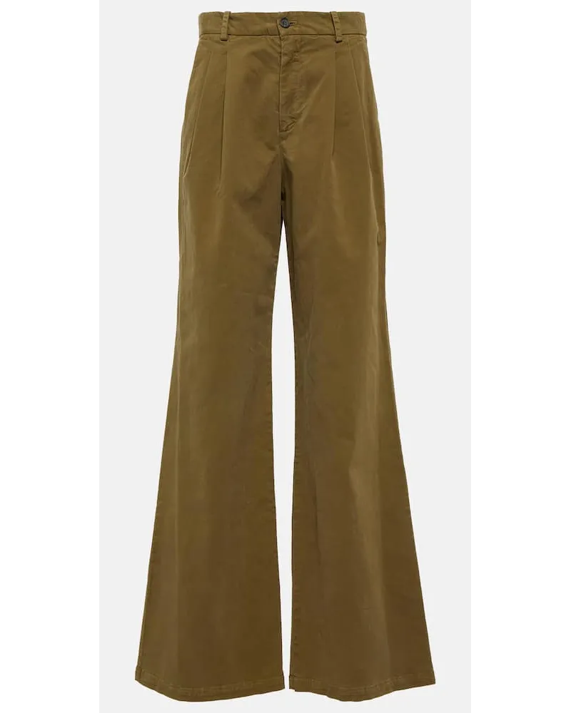 Nili Lotan Pantaloni Flavie in cotone Verde