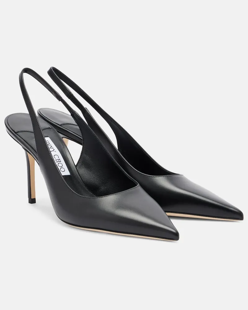 Jimmy Choo Pumps slingback Love in pelle Nero