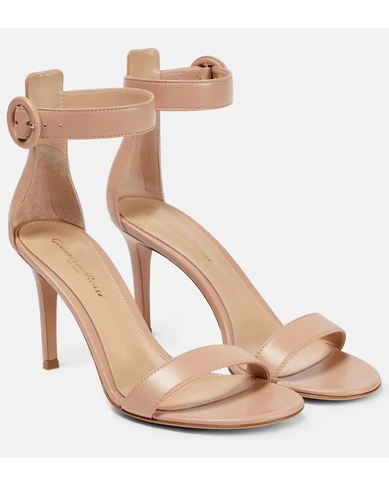Gianvito Rossi Sandali Portofino 85 in pelle Beige