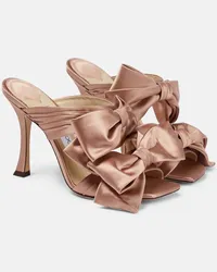 Jimmy Choo Sandali in raso Rosa