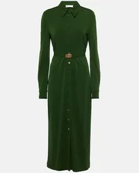 Tory Burch Abito chemisier in jersey Verde