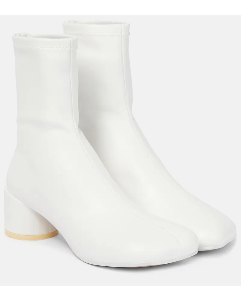 Maison Margiela Stivaletti Anatomic in similpelle Bianco