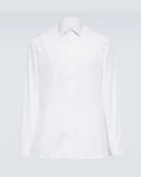 Burberry Camicia in popeline di cotone Bianco