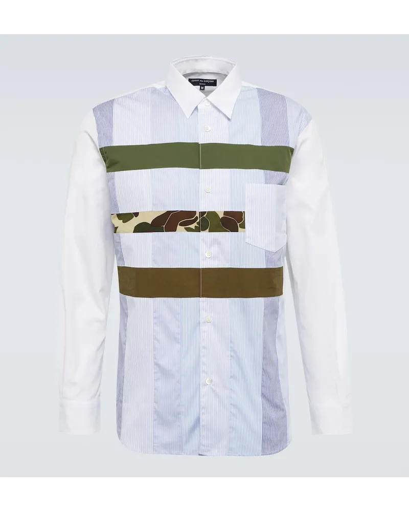 Comme des Garçons Comme des Garçons Homme Camicia in misto cotone Multicolore