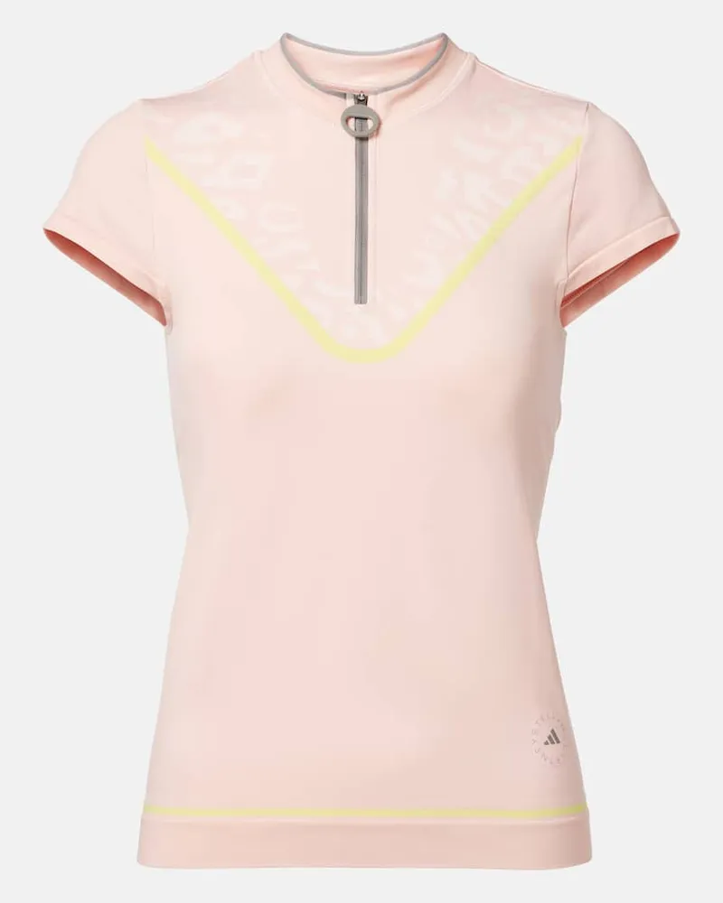 adidas Top TrueNature in tessuto tecnico Rosa