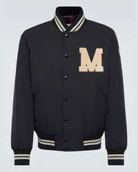 Moncler Piumino Lateltin con logo Blu