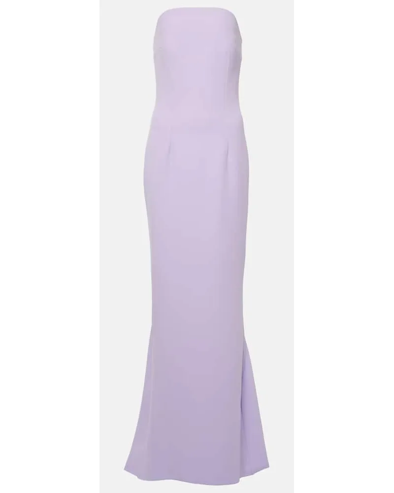 Safiyaa Abito lungo Sofie in crÃªpe Viola