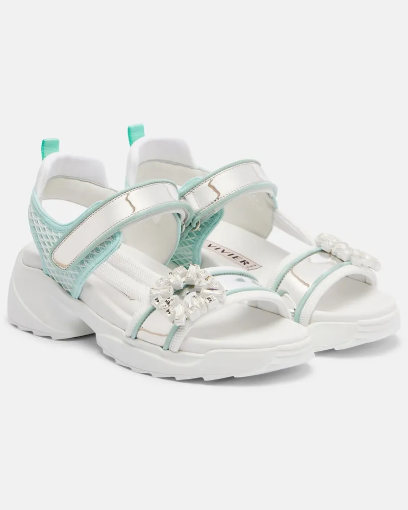 Roger Vivier Sandali Viv' Run Bianco