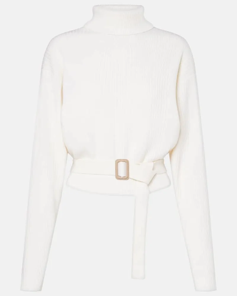 Chloé ChloÃ© Pullover in misto lana Bianco