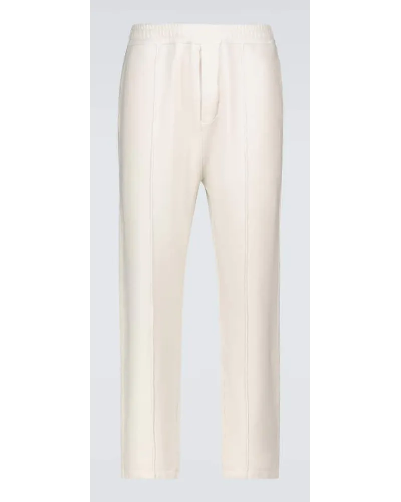 Prada Pantaloni in cotone Neutro