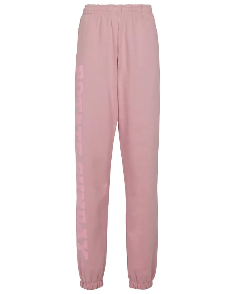 ROTATE Birger Christensen Pantaloni sportivi Mimi in cotone Rosa