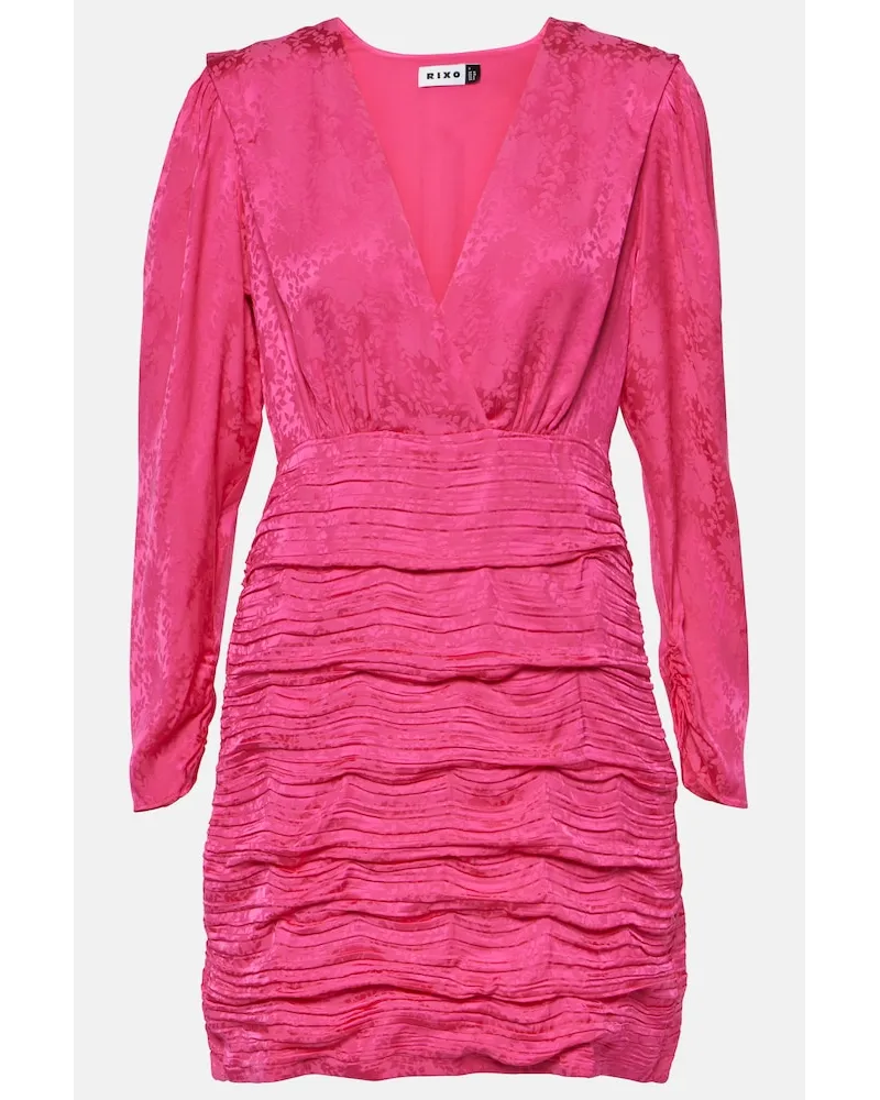 RIXO Miniabito in jacquard Rosa