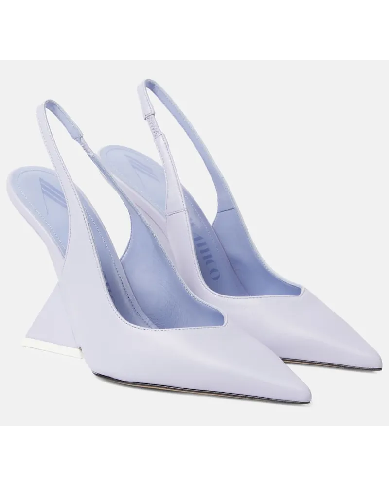 ATTICO Pumps slingback Cheope 105 in pelle Viola