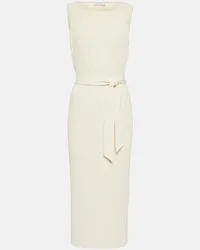 Max Mara Leisure - Abito midi Vadius con cintura Bianco