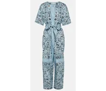 Jumpsuit in cotone con stampa