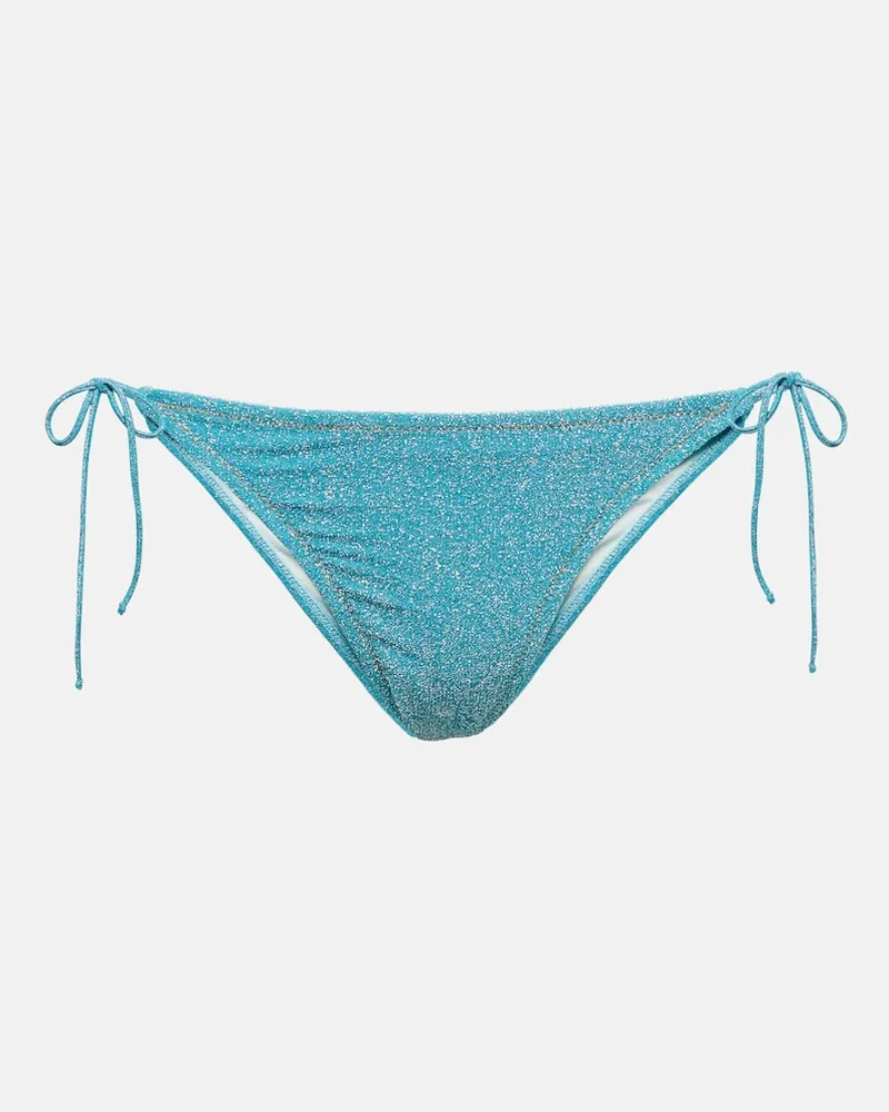 Reina Olga Slip bikini Miami in LurexÂ Blu